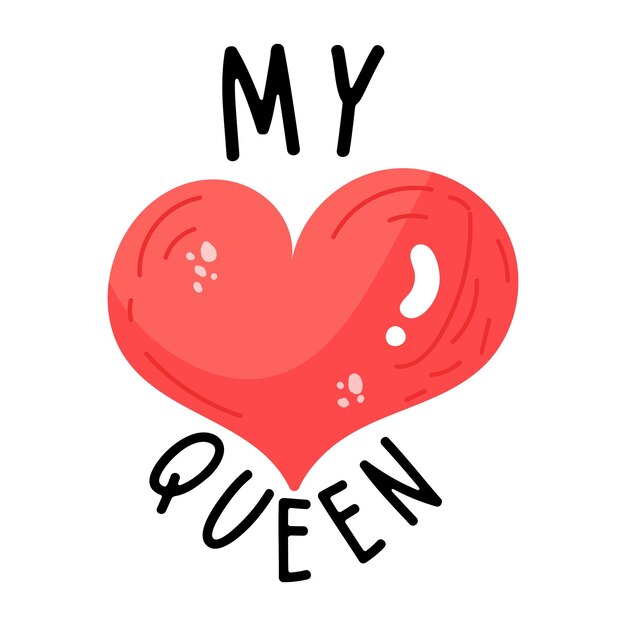 I love my Queen' Sticker