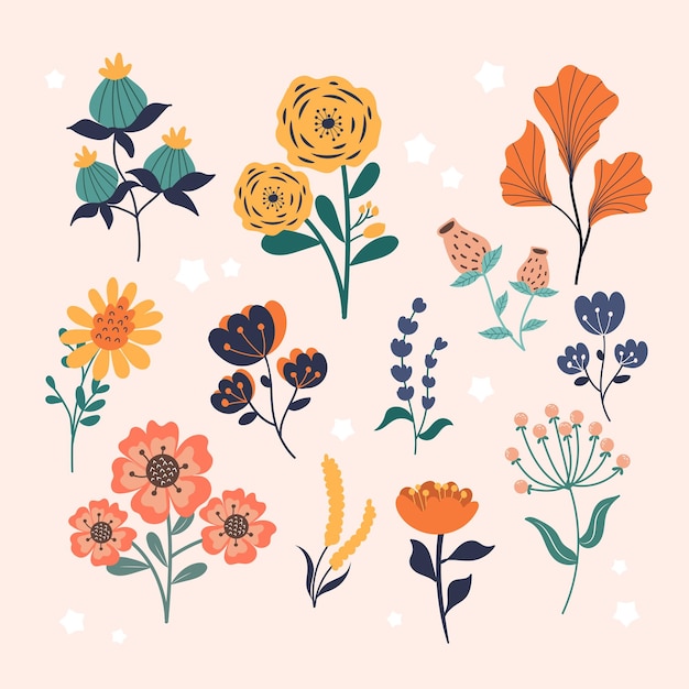 Download HighQuality Garden Flower Vector Graphics Bewerkbaar en Adorably Cute