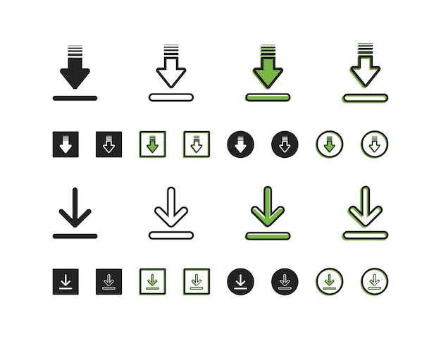 Vettore icona di download grafica vettoriale archiviazione cloud illustrazione vettoriale semplice file di caricamento simbolo semplice