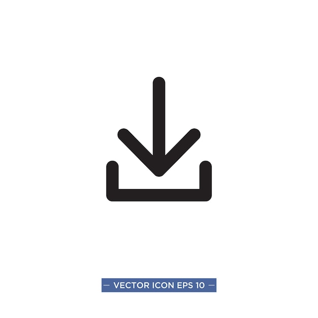 Download icon vector illustration