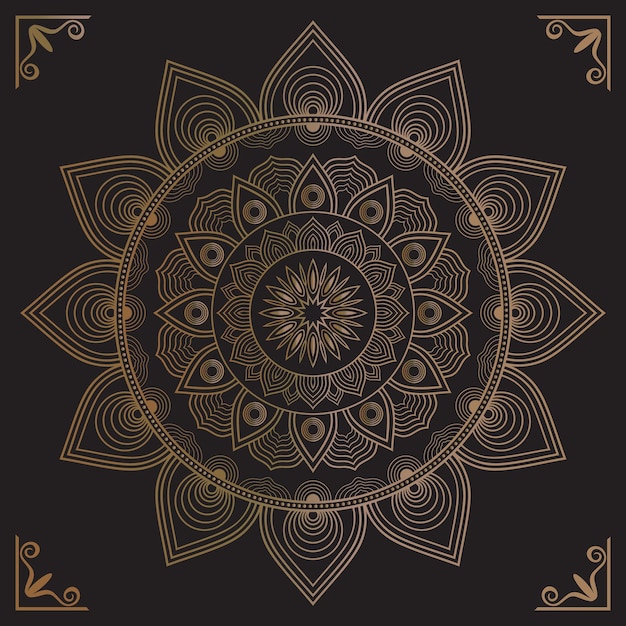 Download mandala art design vectorbestand vanuit je eigen creativiteit