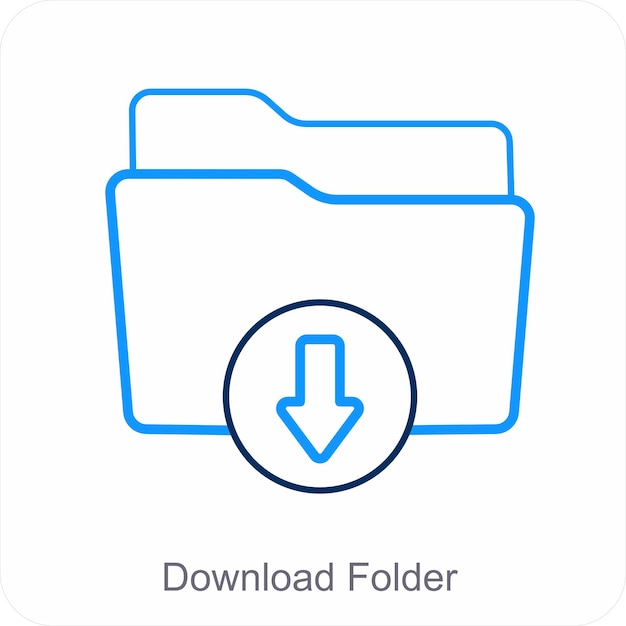 Download map en map icoon concept