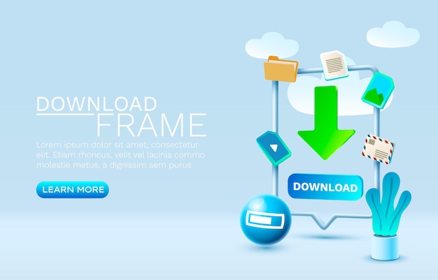 ダウンロードメッセージスマートフォンモバイル画面技術モバイルディスプレイベクトル