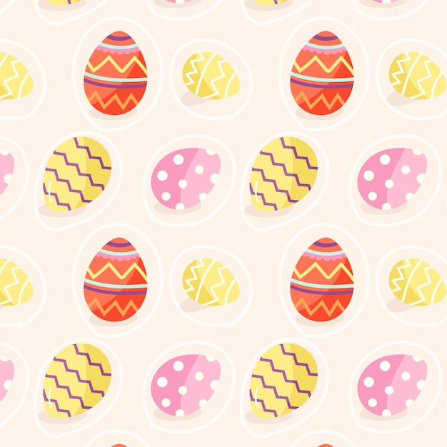 Download premium design of easter pattern 