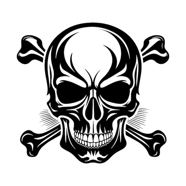 download premium highquality skull and crossbones vector ideal for print and digital eps file