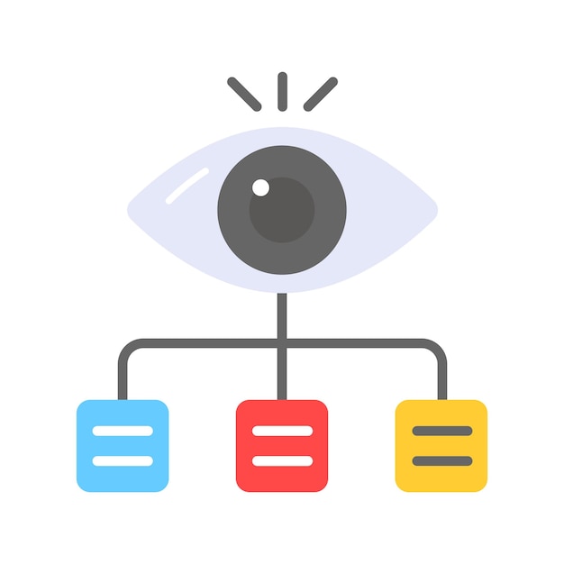 download this beautifully designed vector of network monitoring in modern style