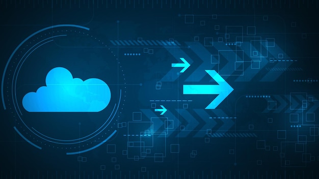 Vettore il download dei dati con il cloud può rendere più veloce e più facile lavorare con.