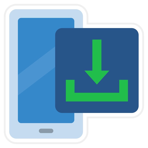 Vector downloads icon