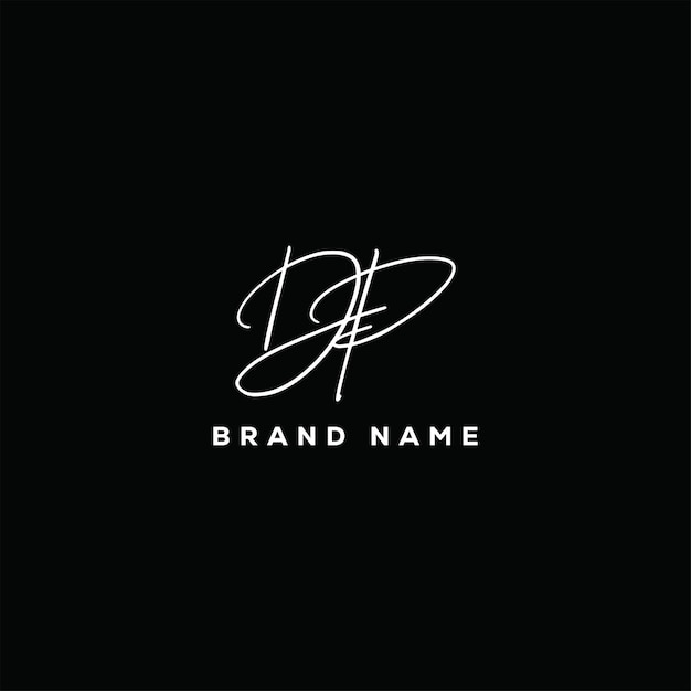 Dp initials handwriting signature logo dp letter real estate beauty photography letter logo design