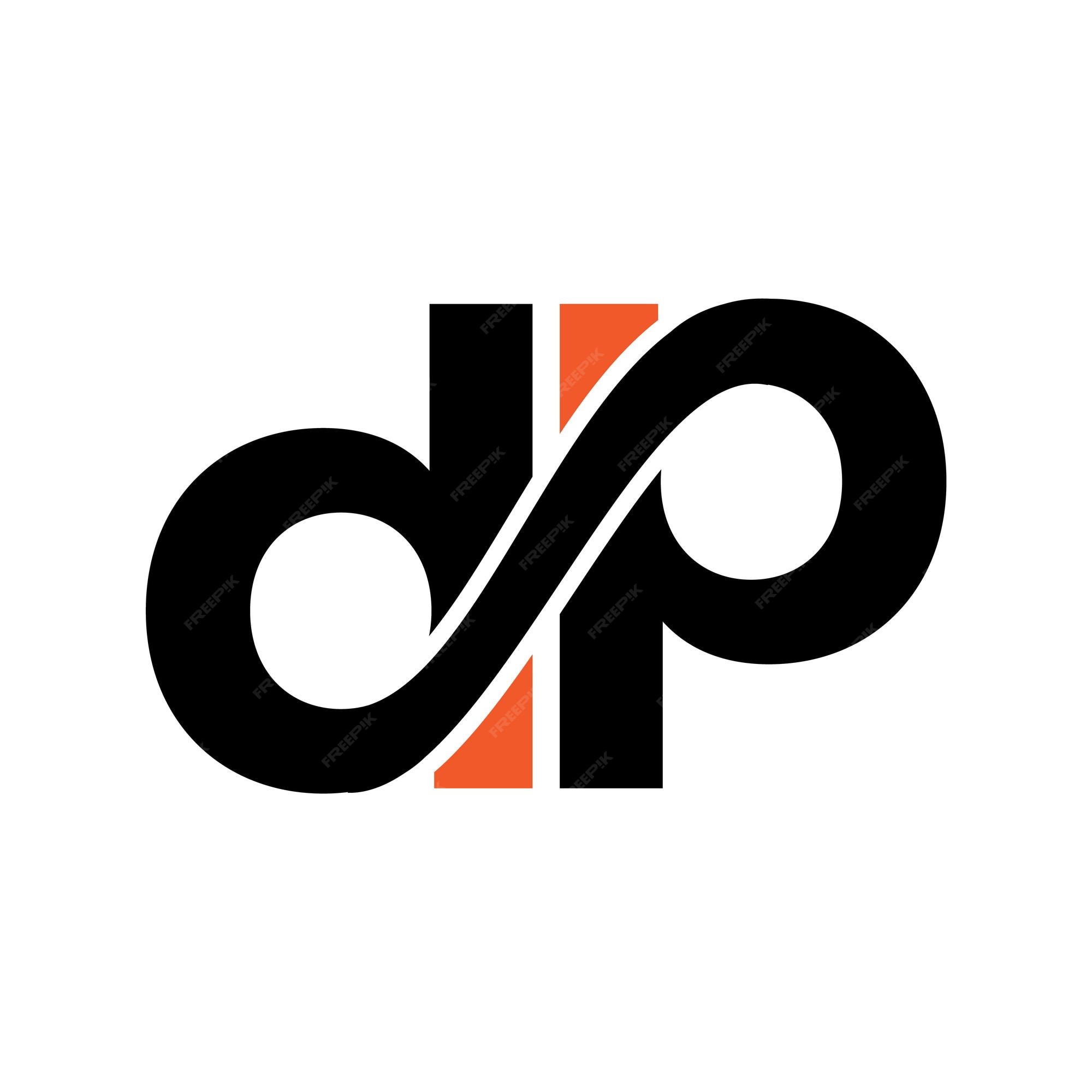 Premium vector dp letter logo