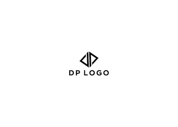 dp logo design vector illustration