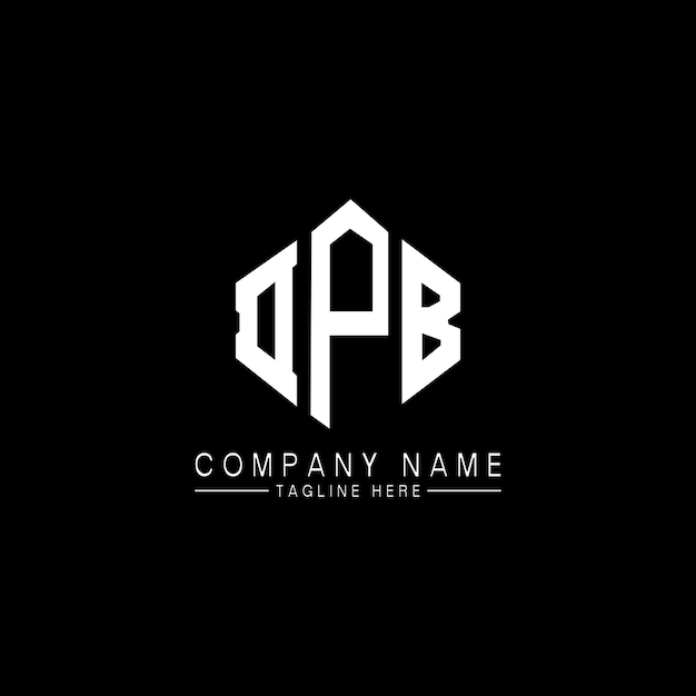 Vettore dpb letter logo design with polygon shape dpb polygon and cube shape logo design dpb hexagon vector logo template colori bianco e nero dpb monogramma business e logo immobiliare