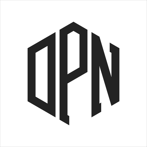 デザイン: デザイン・イニシャル・レター・DPN モノグラム・ロゴ