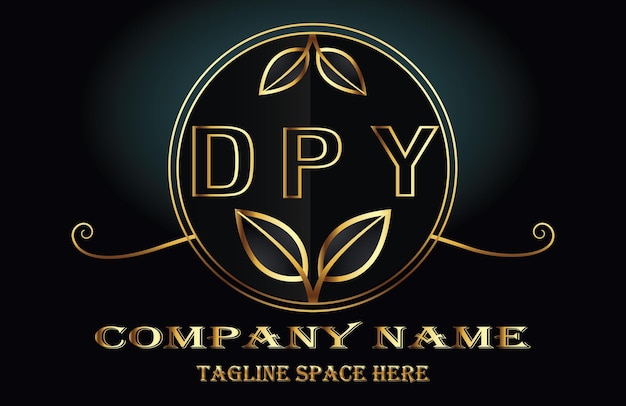 Vector dpy letter logo