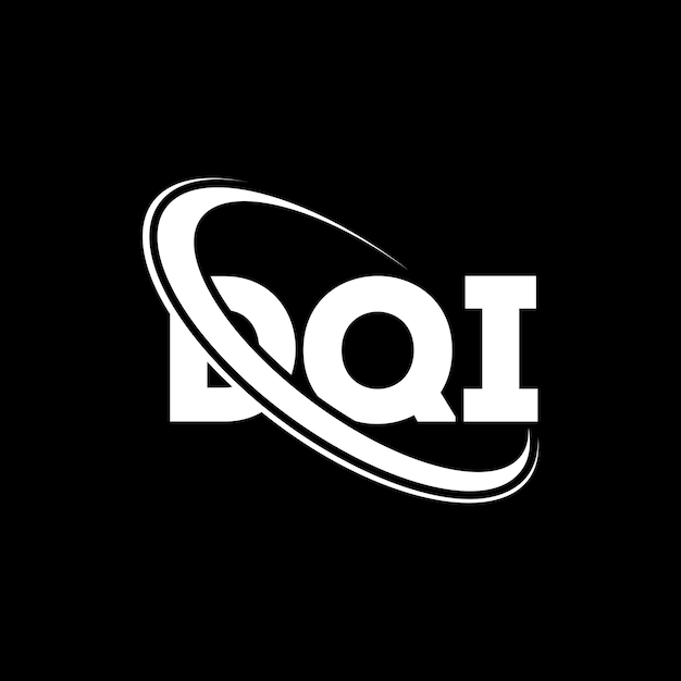 DQI логотип DQI буква DQI буквенный дизайн логотипа DQI инициалы Logo DQI, связанный с кругом и заглавными буквами Монограмма логотипи DQI типография для технологического бизнеса и бренда недвижимости