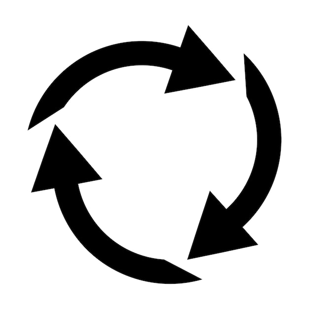 draai pijl icoon ontwerp vector sjabloon