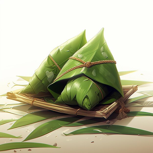 Vector draakboot zongzi