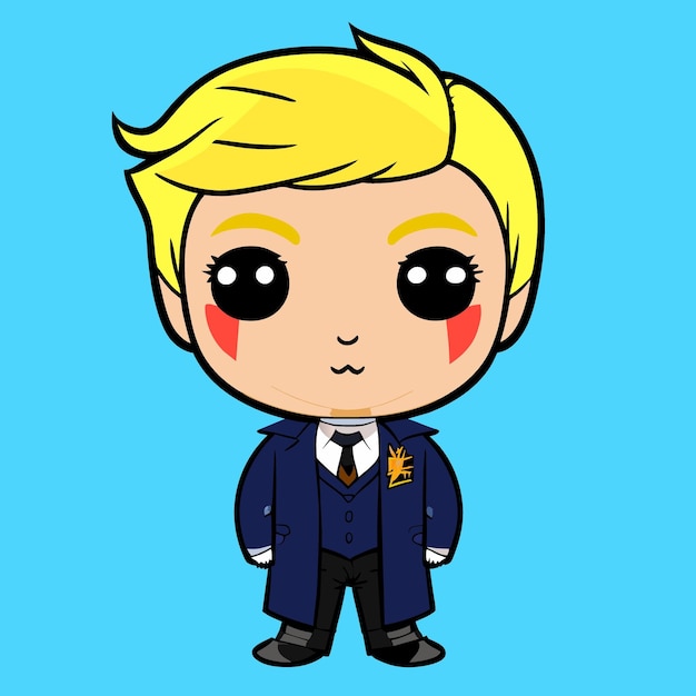 Draco Malfoy vector illustration cartoon