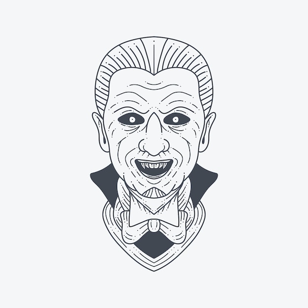 Dracula tekening illustratie