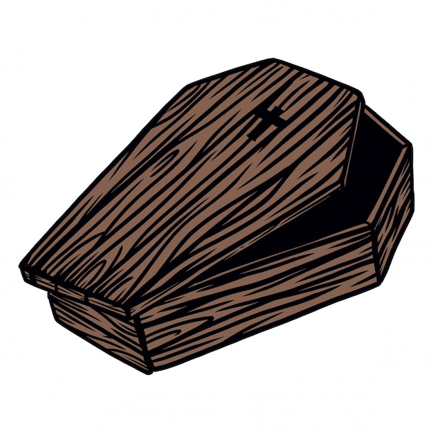 Dracula wooden chest