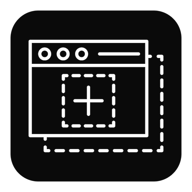 Drag-en-Drop vector icoon Kan worden gebruikt voor No Code iconset