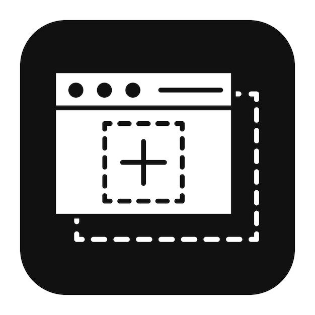 Drag-en-Drop vector icoon Kan worden gebruikt voor No Code iconset