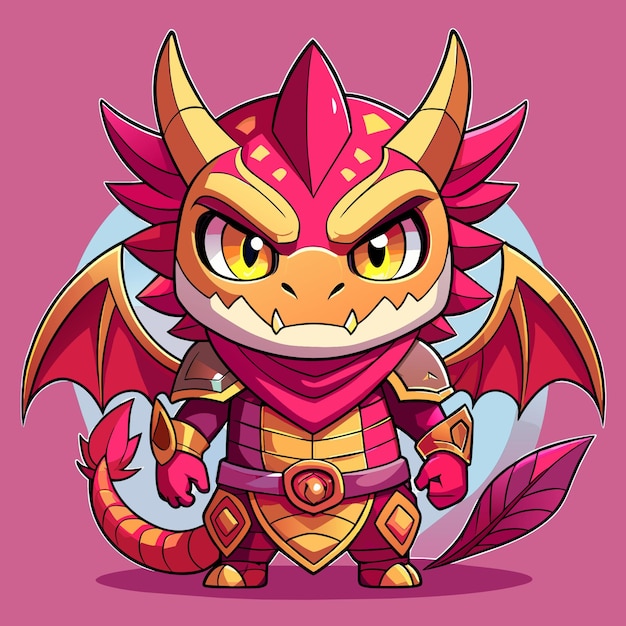 Dragon Angry Cute Style Big Eye Full Human