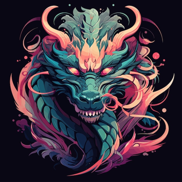 Dragon_artwork_Vector_Illustratie