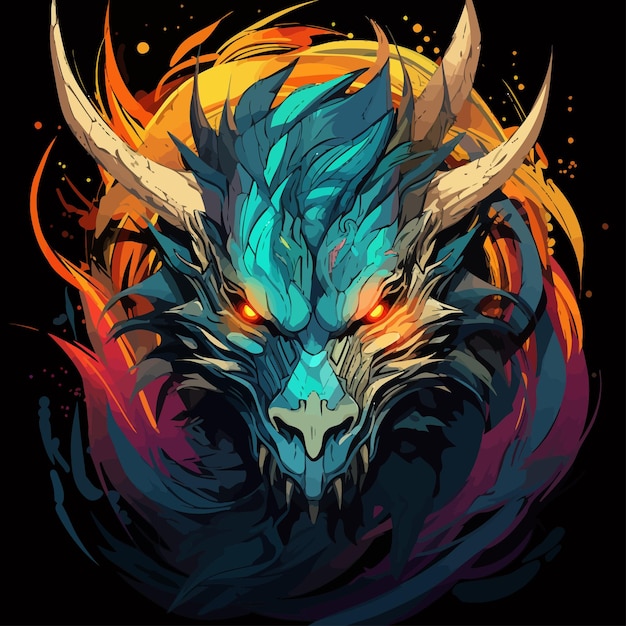 Dragon_artwork_Vector_Illustratie