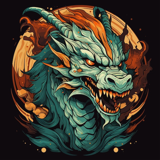 Dragon_artwork_Vector_Illustratie