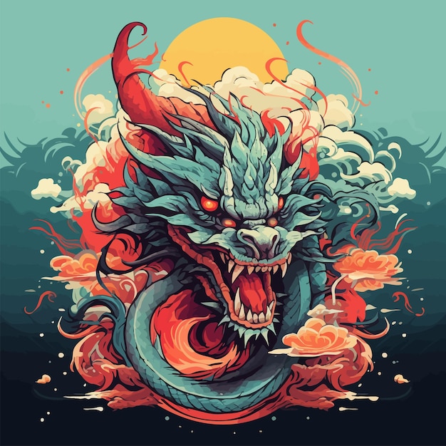 Dragon_artwork_Vector_Illustration