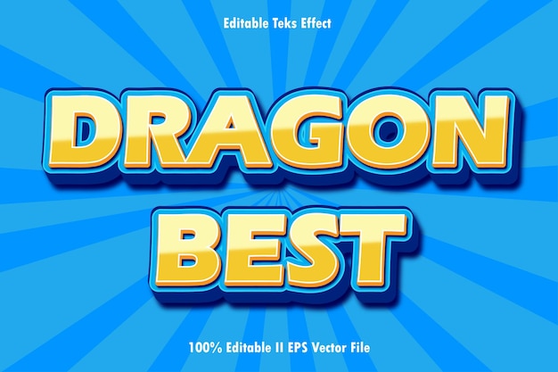 Dragon Best Editable Text Effect 3d Emboss Gradient Style