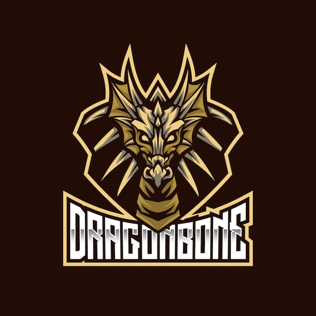 Dragon Bone Esport Logo sjabloon