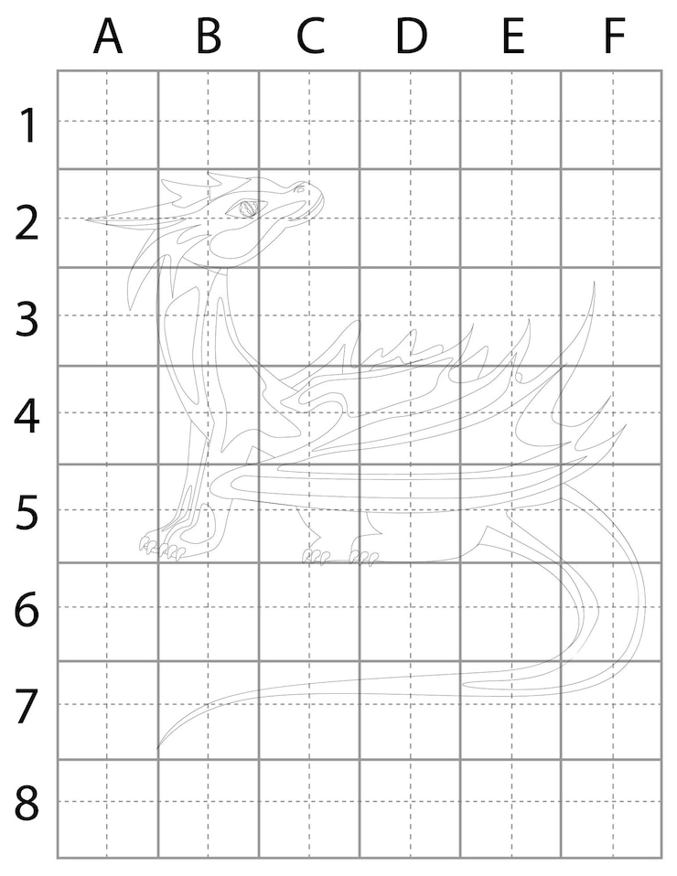 Vector dragon drawing page, how to draw dragons, learn to draw dragons for kids, dragons black and white, d