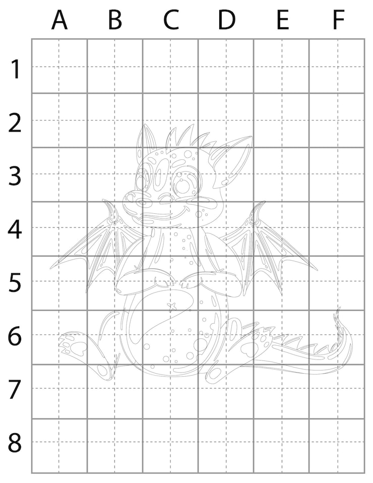 Vector dragon drawing page, how to draw dragons, learn to draw dragons for kids, dragons black and white, d