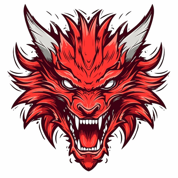 Premium Vector | Dragon esports logo