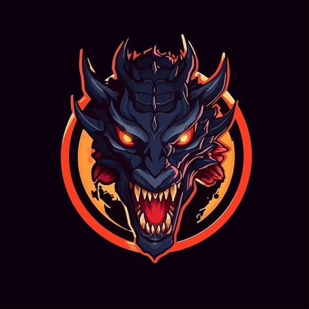 Vector dragon esports logo