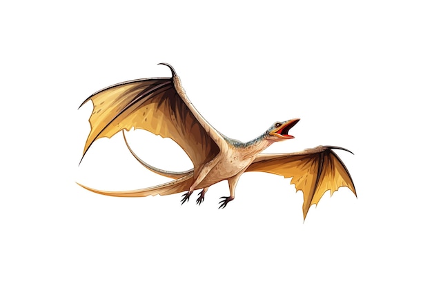 Dragon flying Vector illustration design