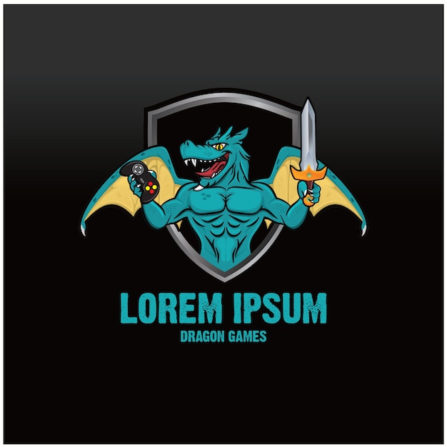 Концепция логотипа Dragon Game