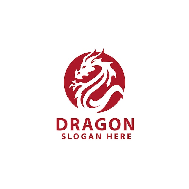 Logo di gioco del drago