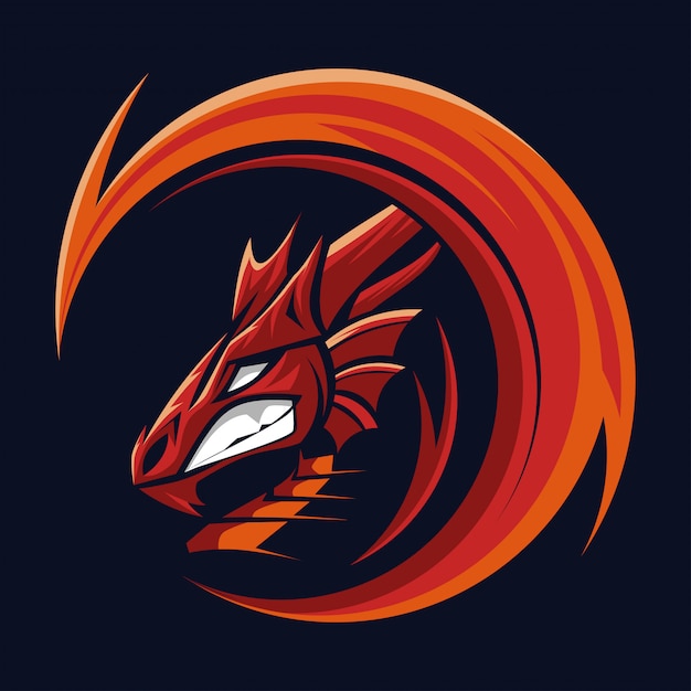 Dragon head mascot 