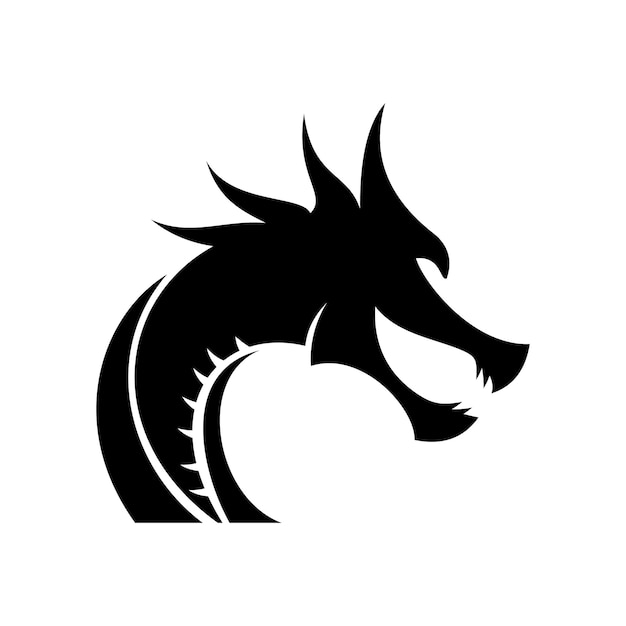 Premium Vector | Dragon head vector logo