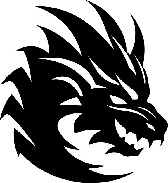 Vector dragon high quality vector logo vector illustration ideal for tshirt graphic
