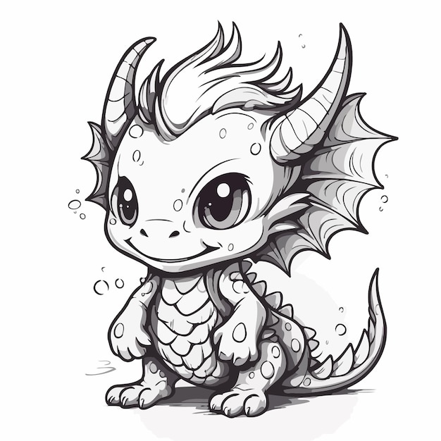 Vector dragon illustration