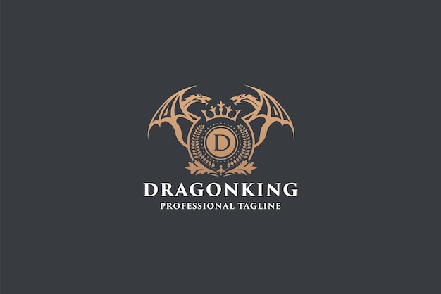 Dragon King Letter D-logo