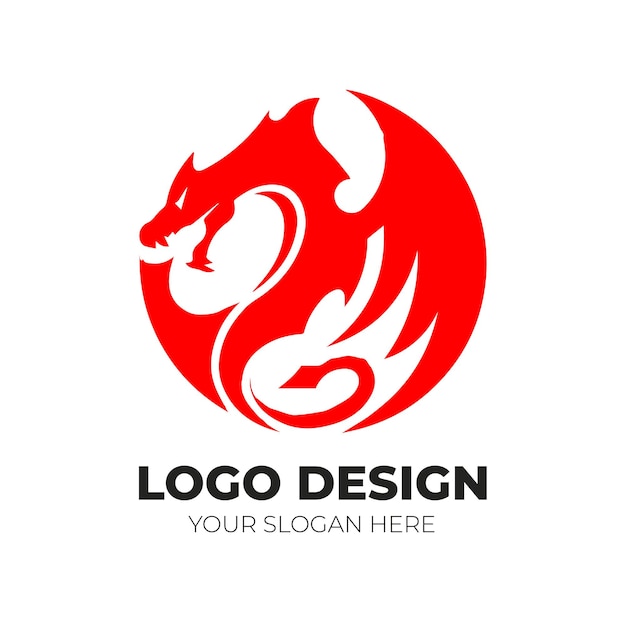 Dragon logo design