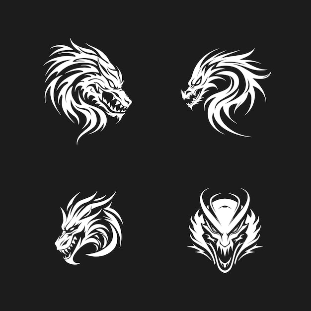 dragon logo sets