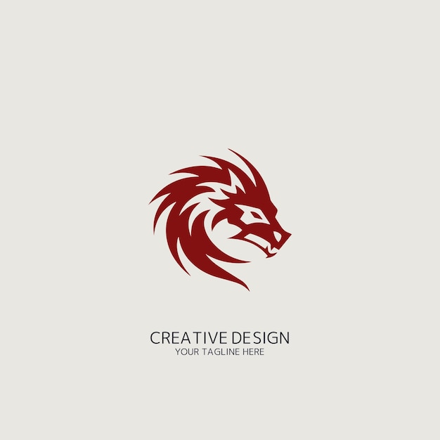 dragon logo vector