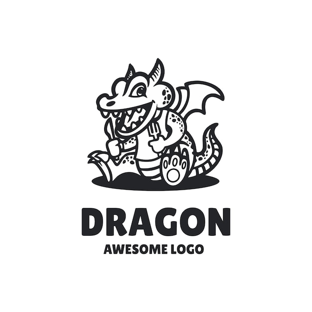 Vector dragon logo