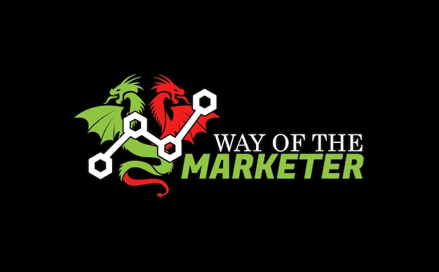 Logo del marketer del drago